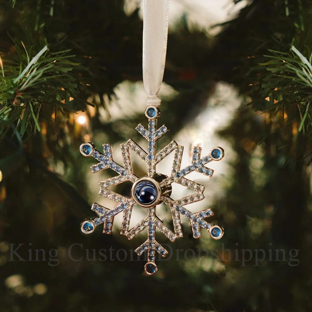 Personalized Christmas Snowflake Ornament