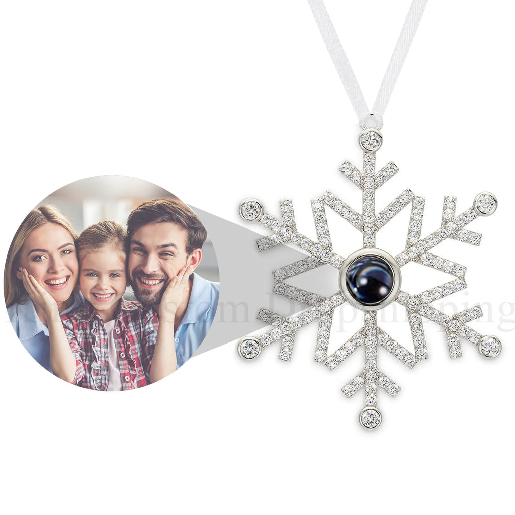 Personalized Christmas Snowflake Ornament