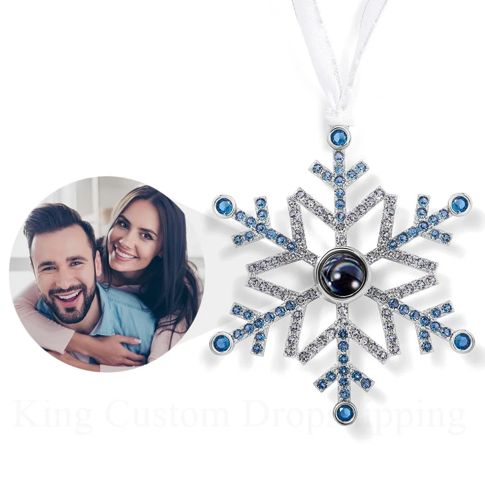 Personalized Christmas Snowflake Ornament