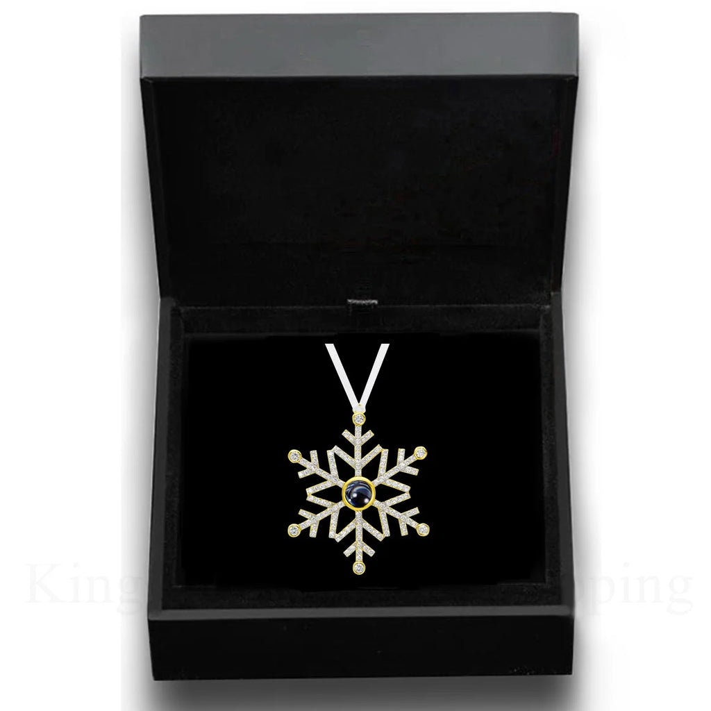 Personalized Christmas Snowflake Ornament