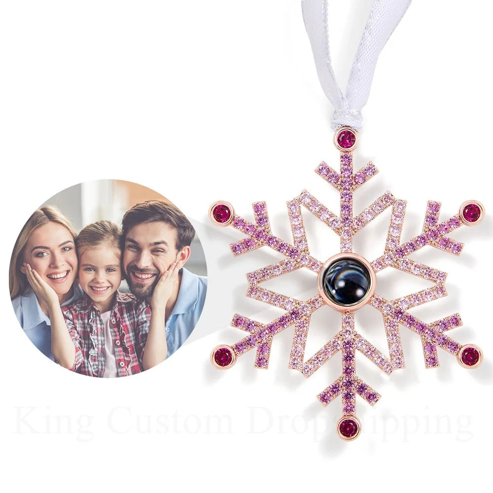 Personalized Christmas Snowflake Ornament